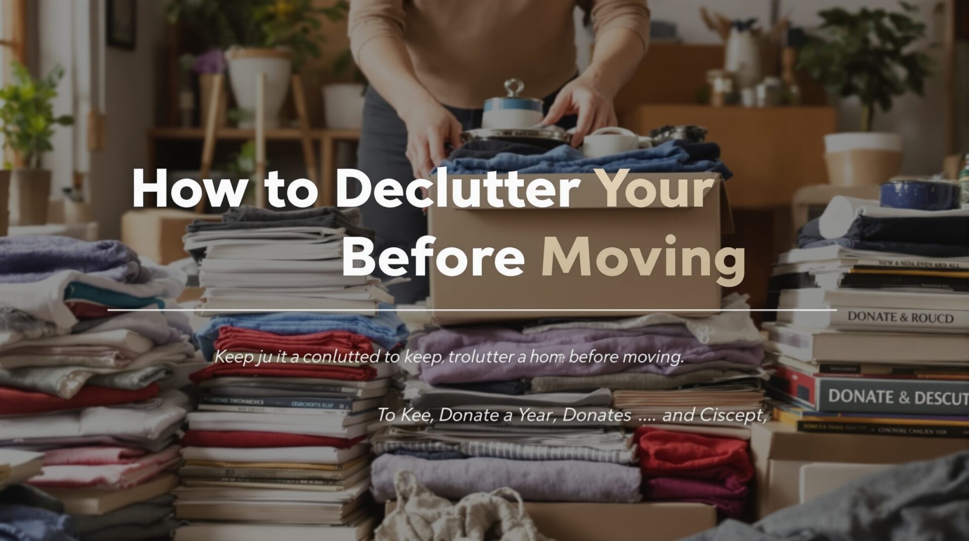 comment vider sa maison avant un demenagement