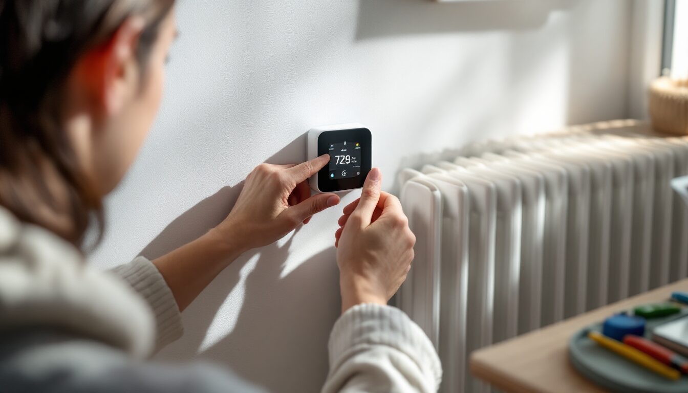 installer thermostat connecté radiateur electrique