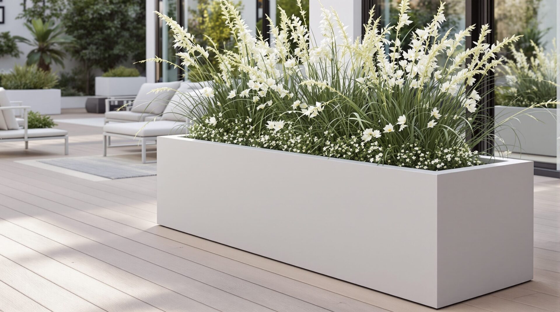 jardinière rectangulaire