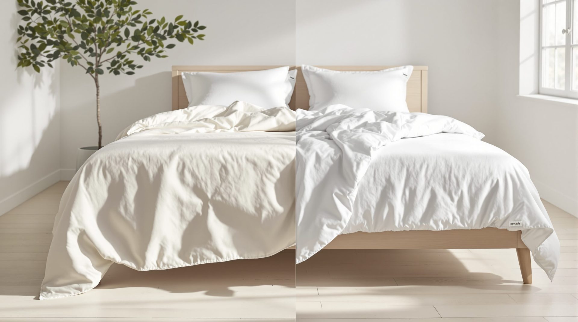 satin de coton ou percale