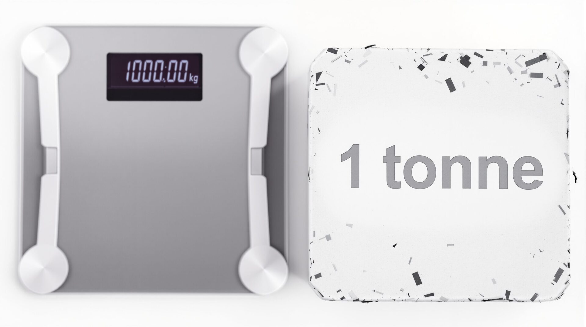 1 tonne en kg : quelle est la conversion exacte et comment l’utiliser ?