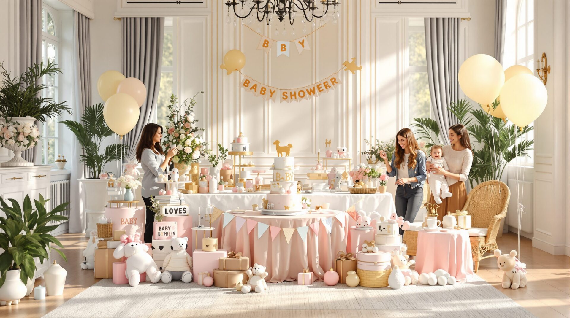 décoration baby shower