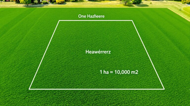 1 hectare en m2