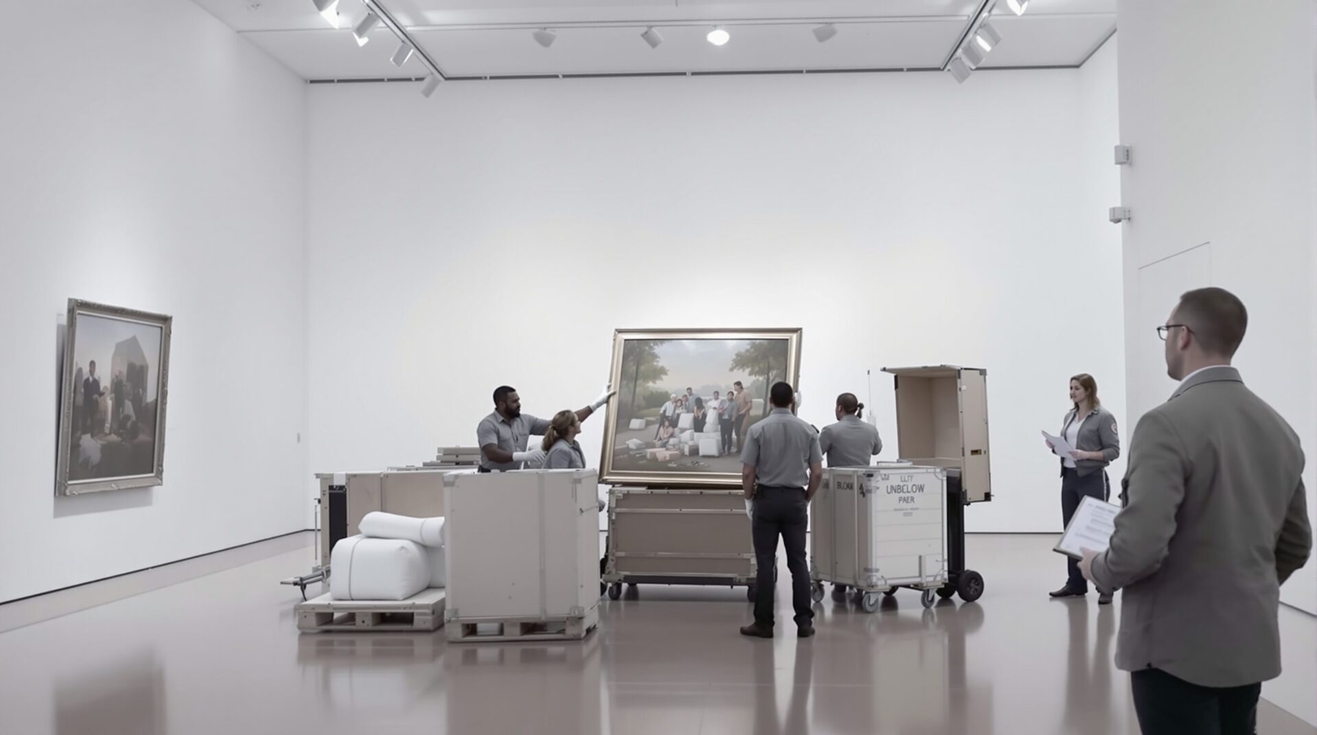 logistique œuvre d'art