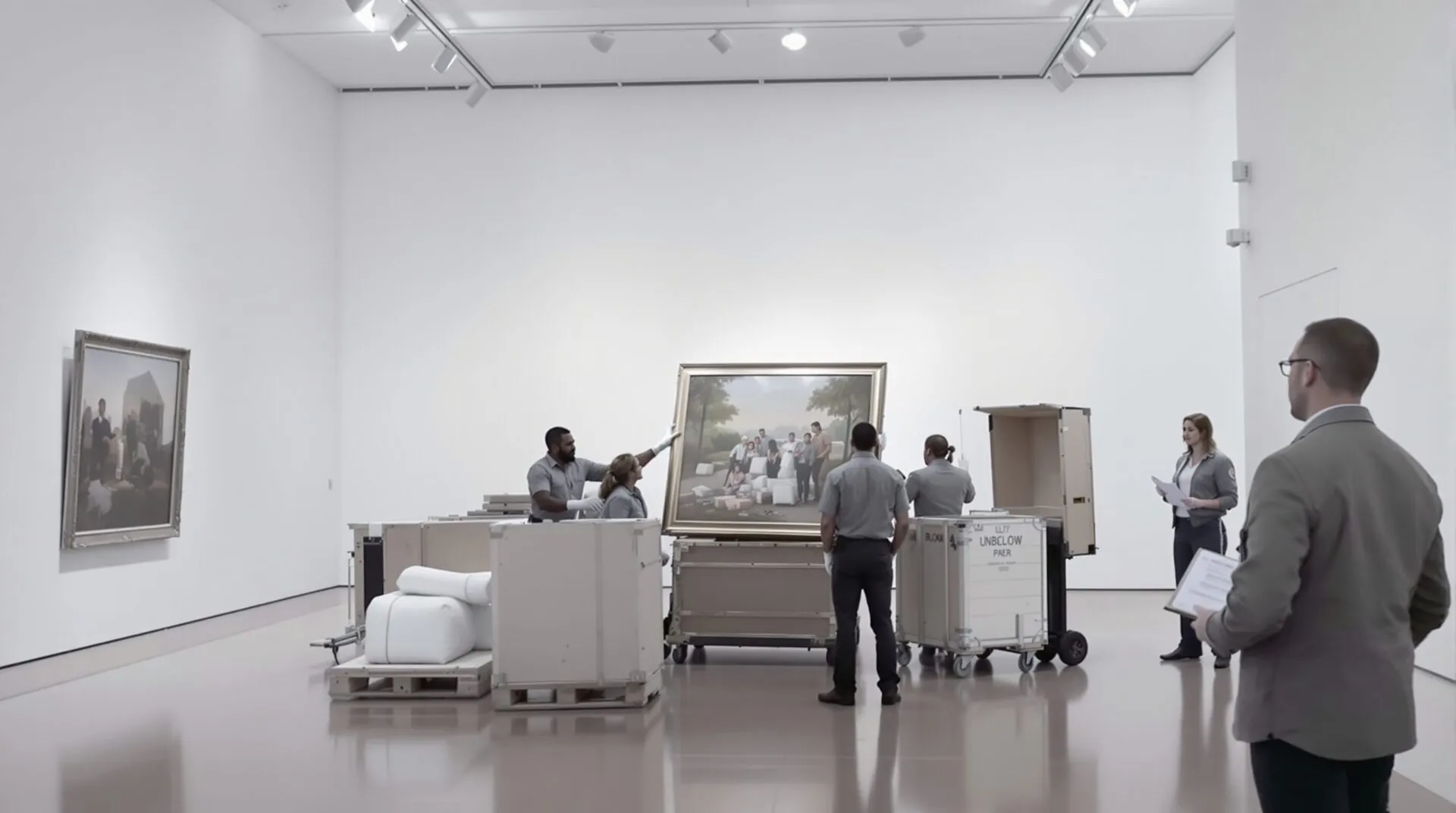 logistique œuvre d'art