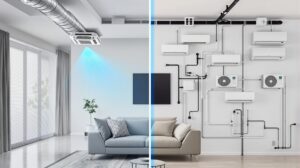 Quelle est la différence entre une clim gainable et une multisplit ?