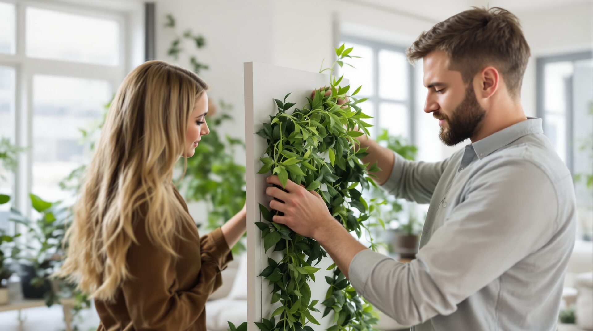 créer un mur végétal intérieur
