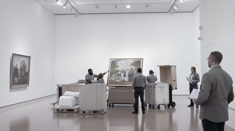 logistique œuvre d'art