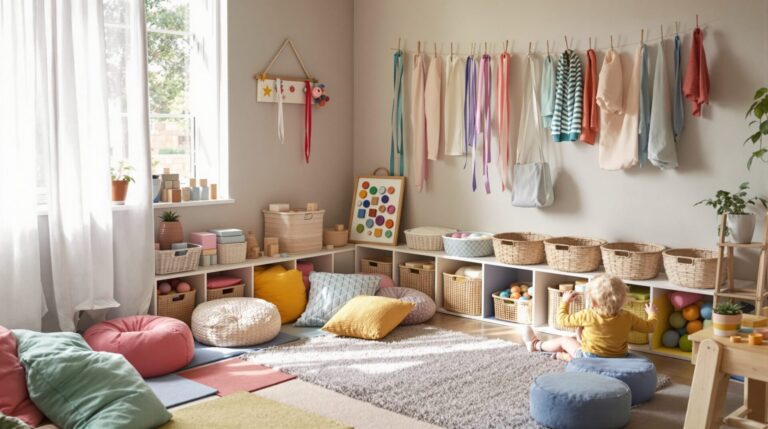 Un coin sensoriel en crèche : un petit espace pour de grandes découvertes