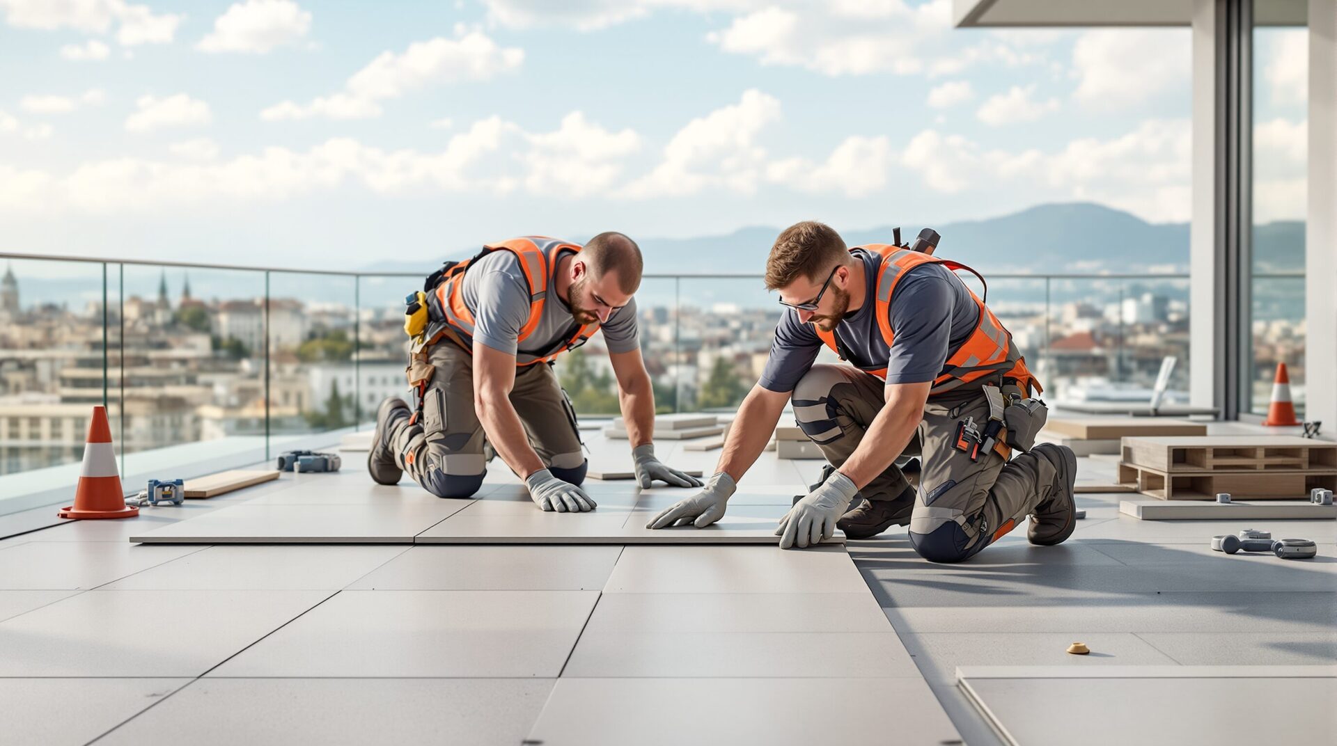 Pose de carrelage en extérieur et terrasse à Genève : matériaux, normes et bonnes pratiques