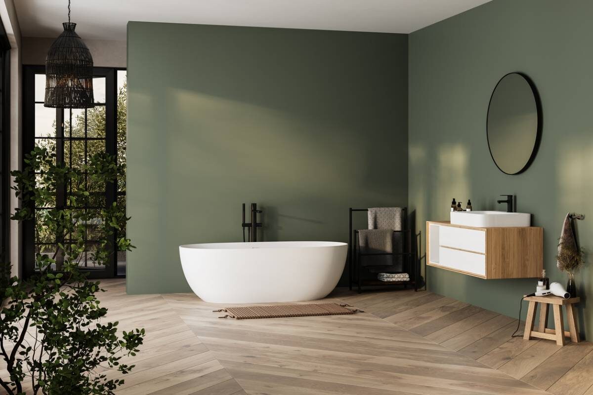 Les revêtements pour une salle de bain et une cuisine modernes