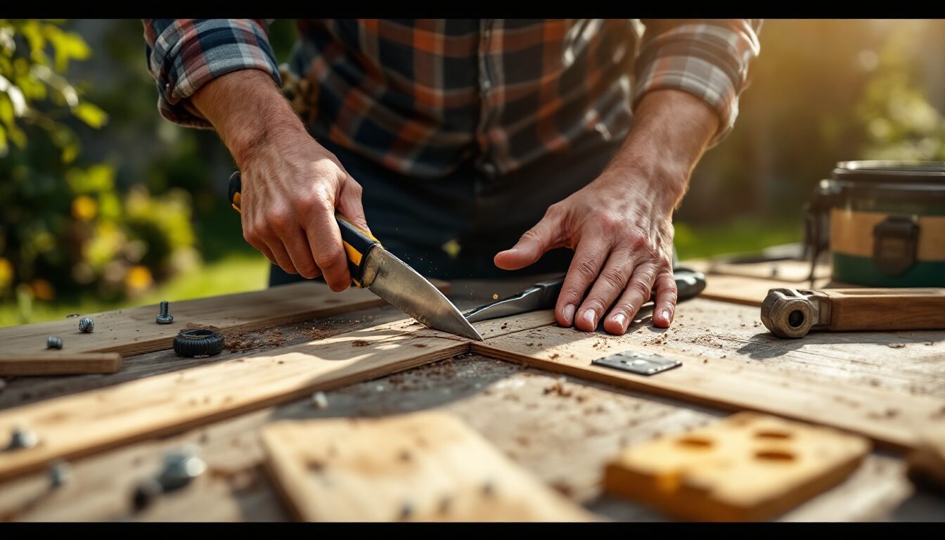 fabriquer un cache poubelle extérieur