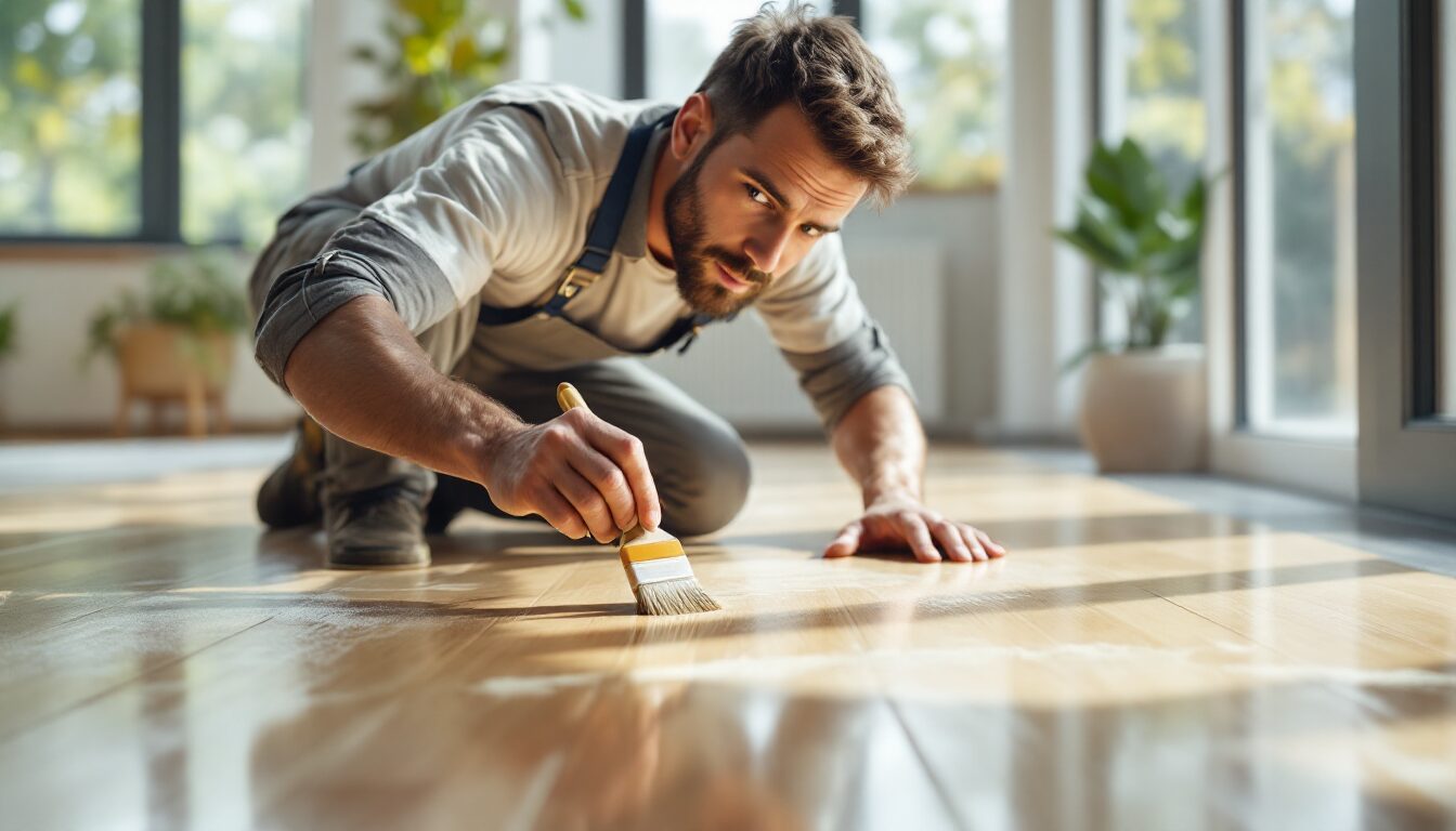 peindre un plancher