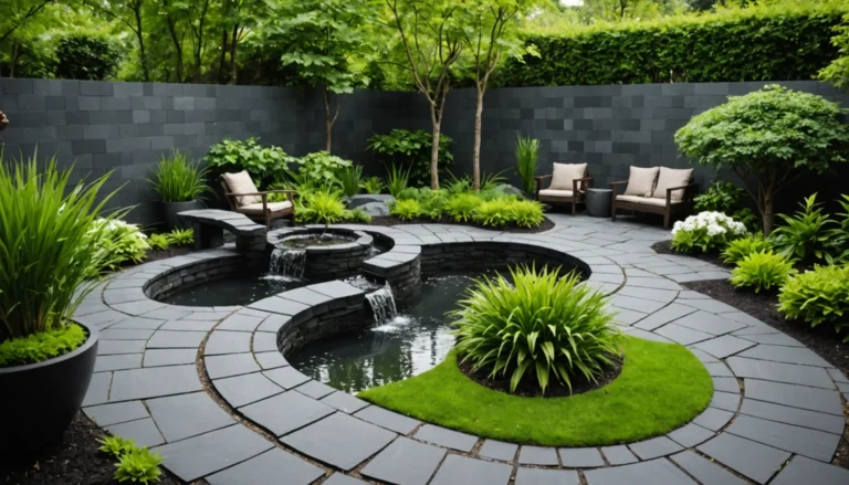 idee deco jardin avec ardoise
