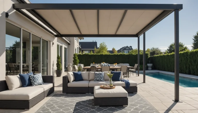 store pergola coulissant horizontal