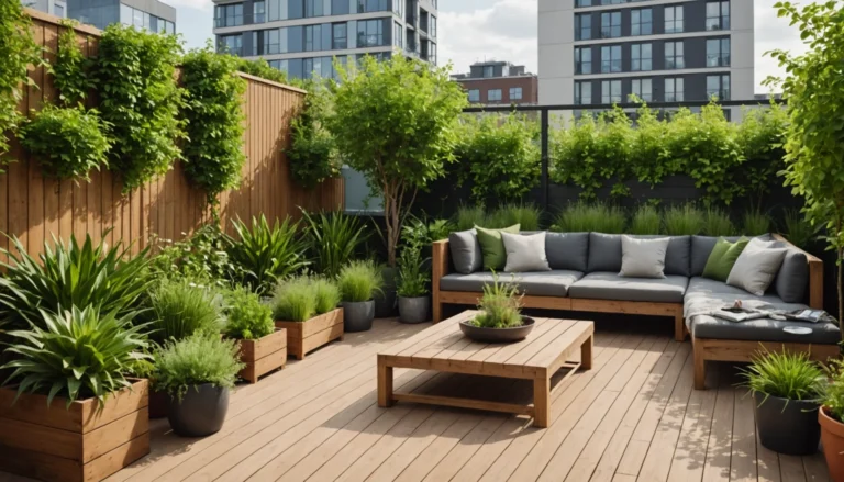 terrasse qui verdit