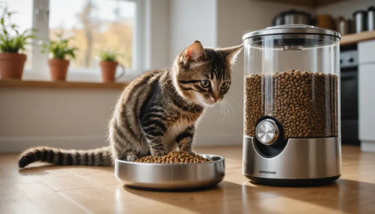 distributeur nourriture chat