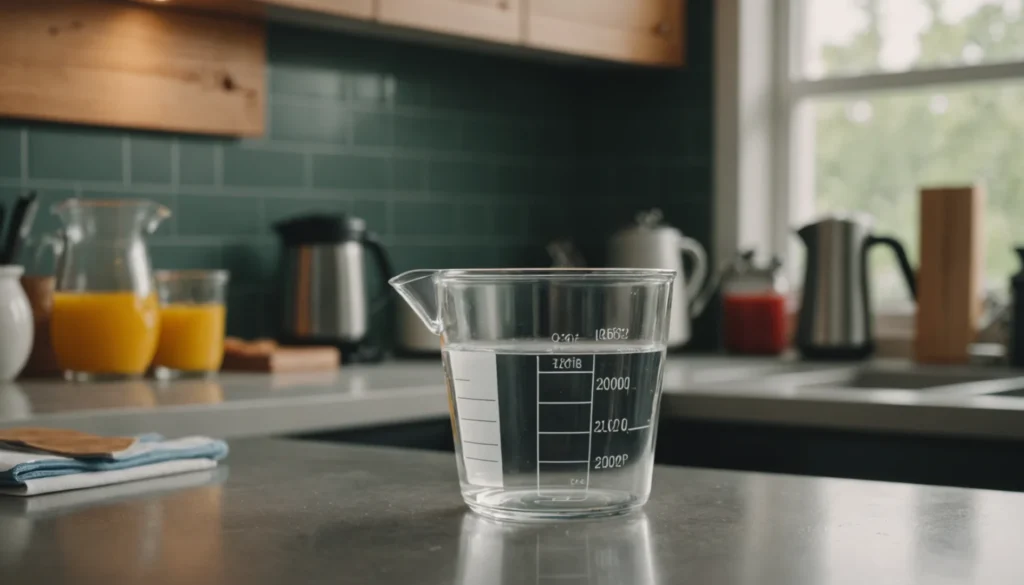 200 ml d'eau en cl