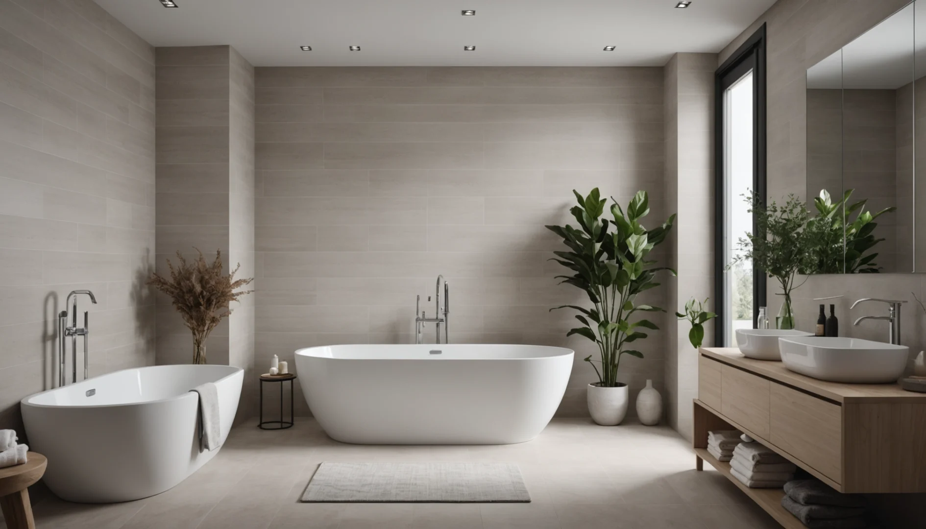 carrelage dans une salle de bain