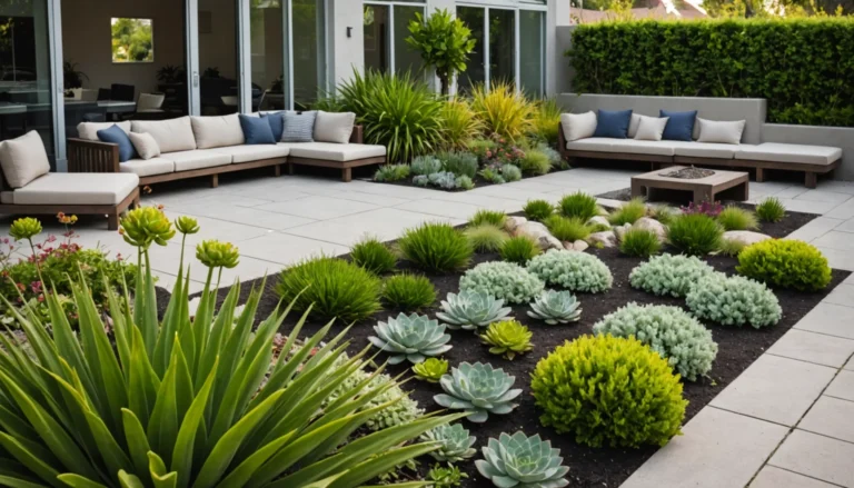 aménager un petit parterre près de la terrasse