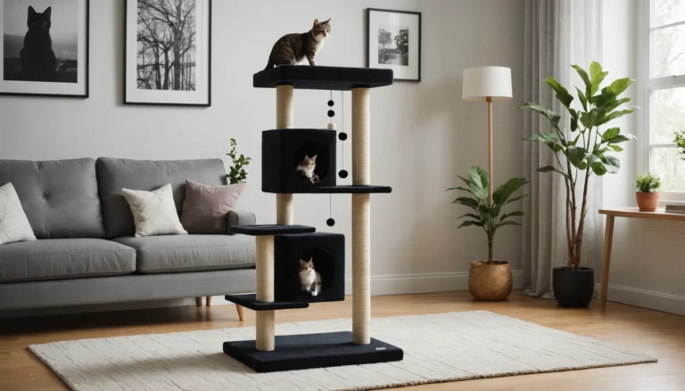 Allier décoration intérieure et bien-être félin : l'arbre à chat design