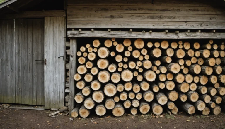 merule sur bois de chauffage