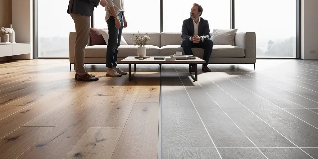 carrelage imitation bois