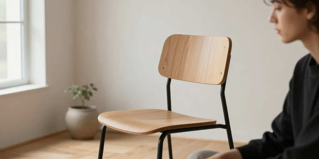 L'épuré sans compromis : une chaise fonctionnelle pour tous les intérieurs