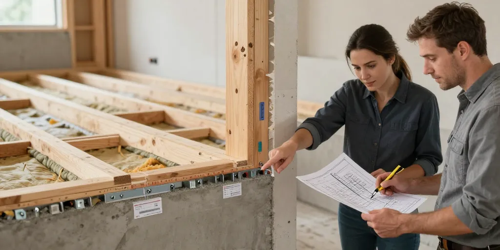 maison plancher bois