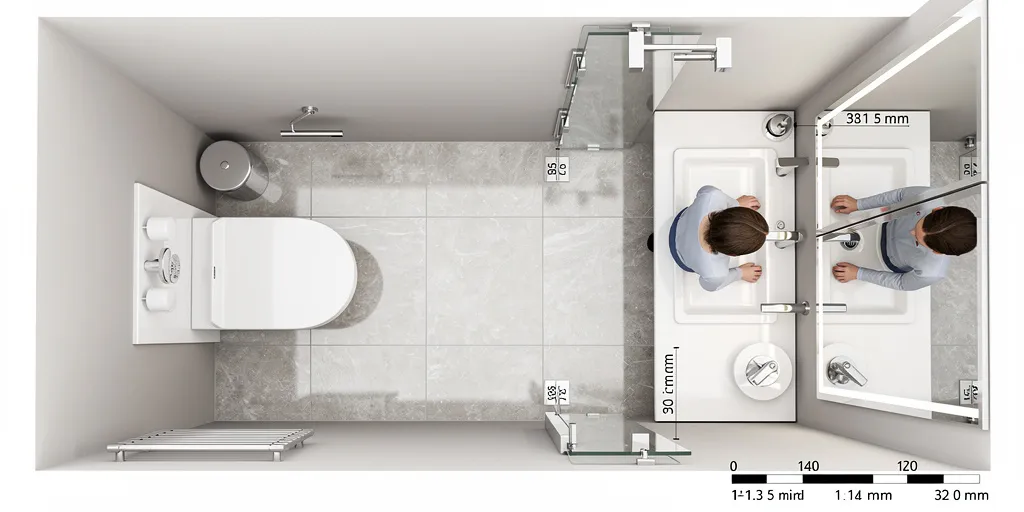 plan d une petite salle de bain