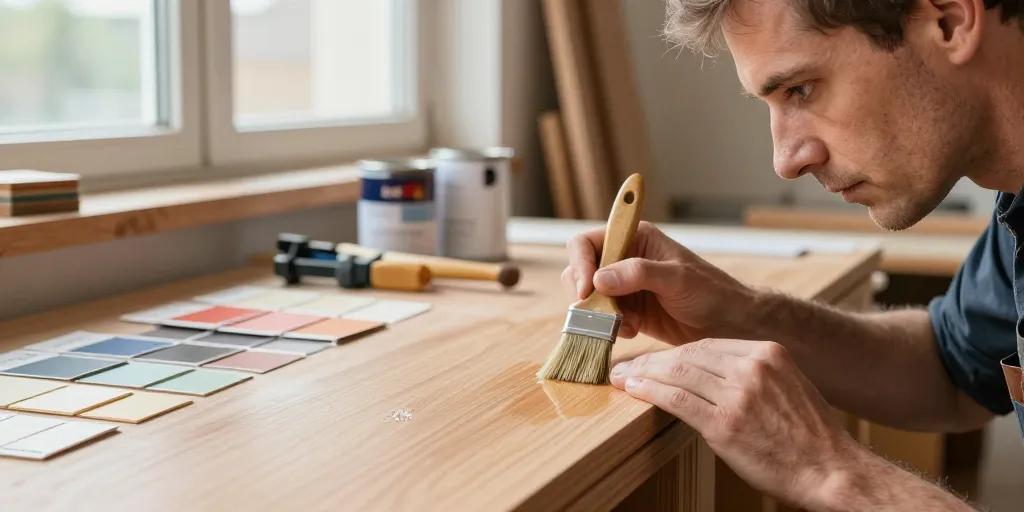 Peindre le bois : techniques, préparation et choix des finitions