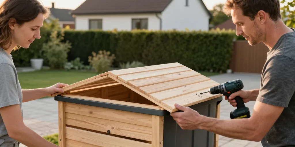 Cache poubelle DIY : La méthode simple pour un abri esthétique