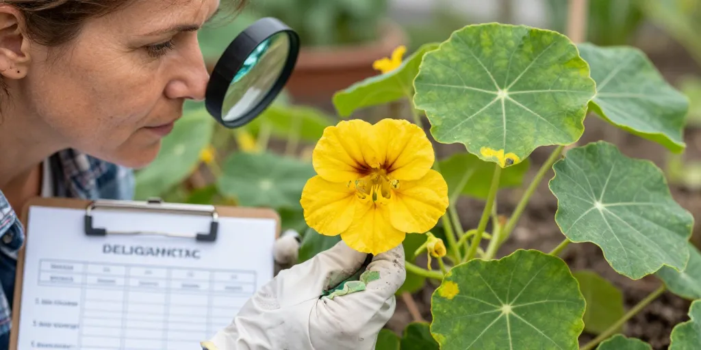 Capucine feuille jaune : le diagnostic en 5 étapes à suivre ?