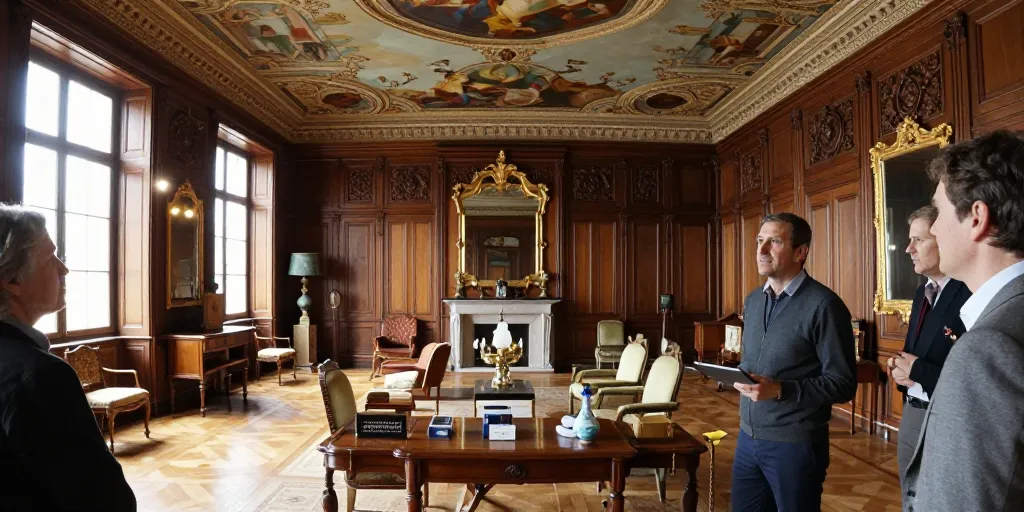 Château Dammarie‑les‑Lys intérieur : la visite virtuelle et la décoration expliquée ?