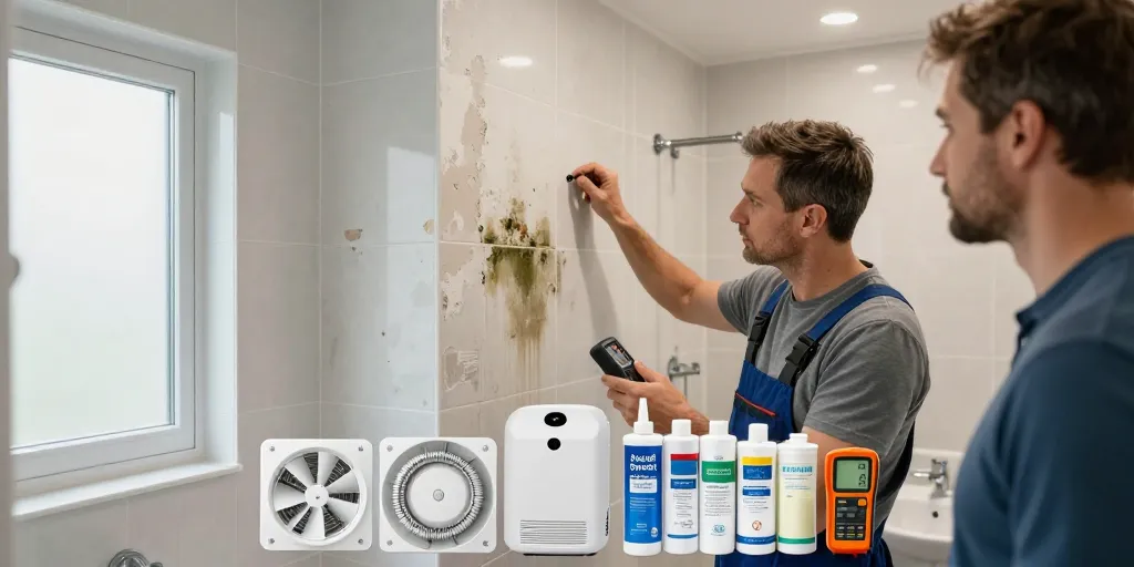 humidité mur salle de bain