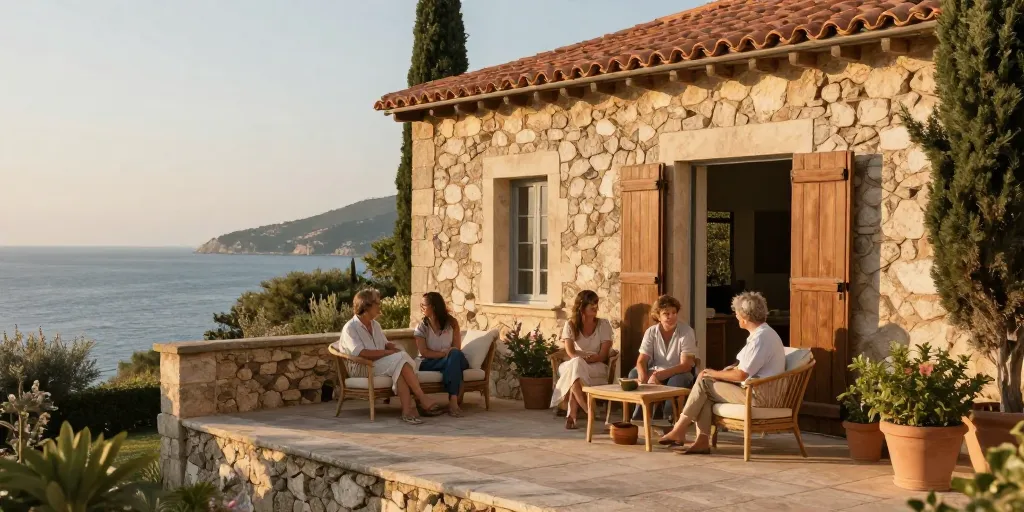 maison laetitia casta lumio