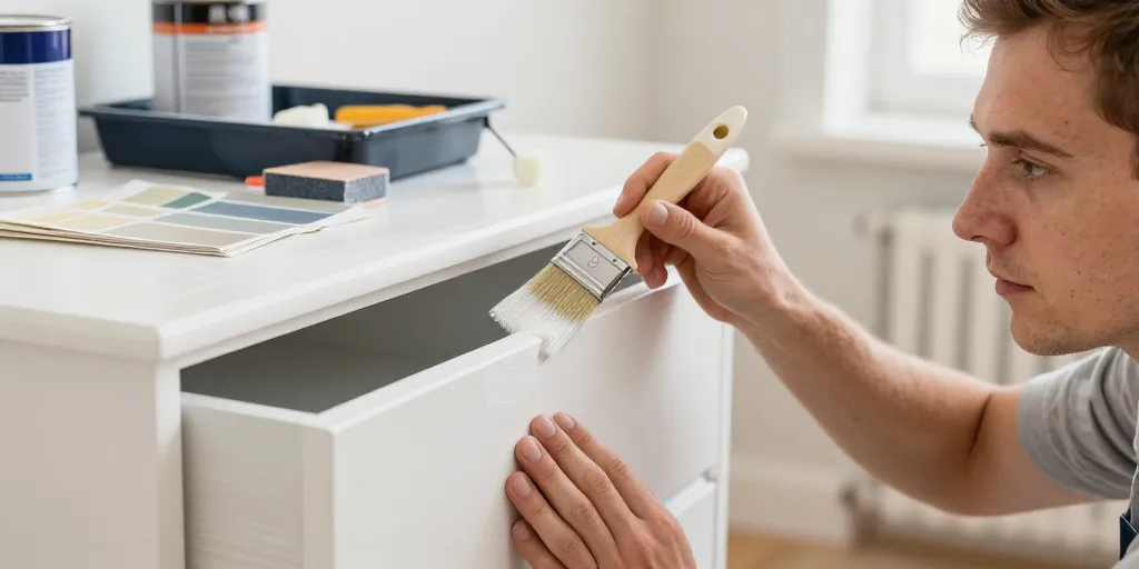 Peindre meuble blanc : le pas-à-pas pour un rendu professionnel