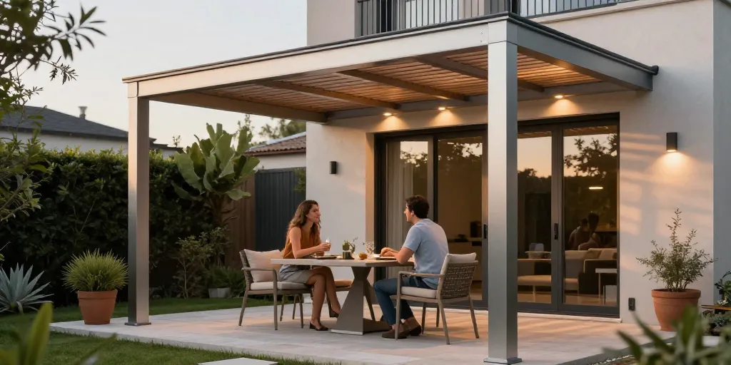 pergola bioclimatique sur mesure