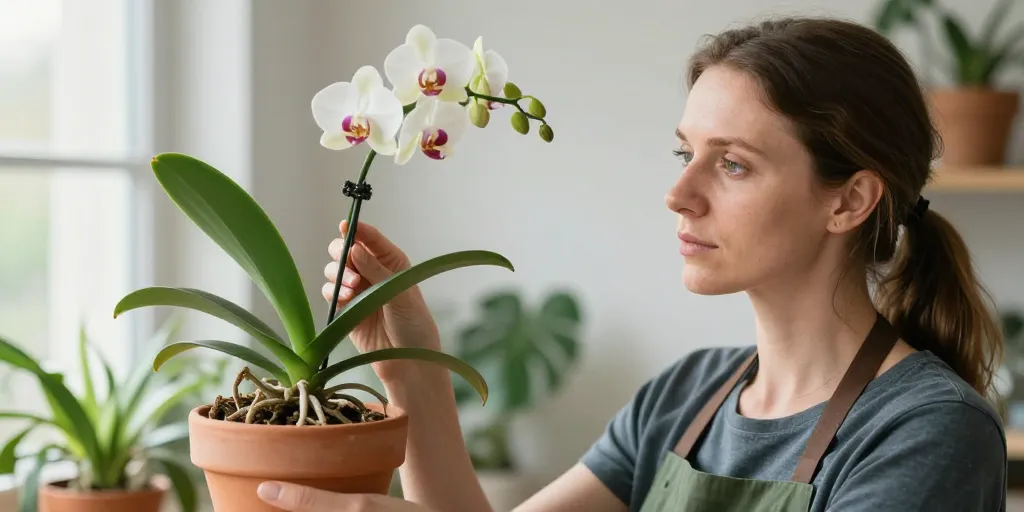 orchidée qui ne fleurit pas