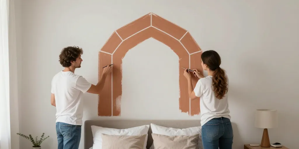 Peinture tête de lit chambre : les astuces pour une décoration personnalisée