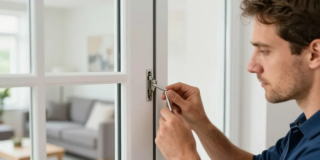 réglage porte fenêtre pvc qui ferme mal