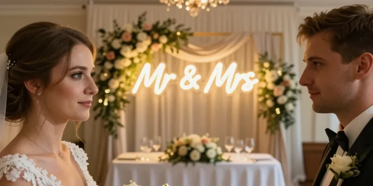 neon mariage