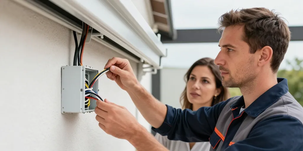 Branchement store banne : les étapes pour un raccordement électrique sécurisé