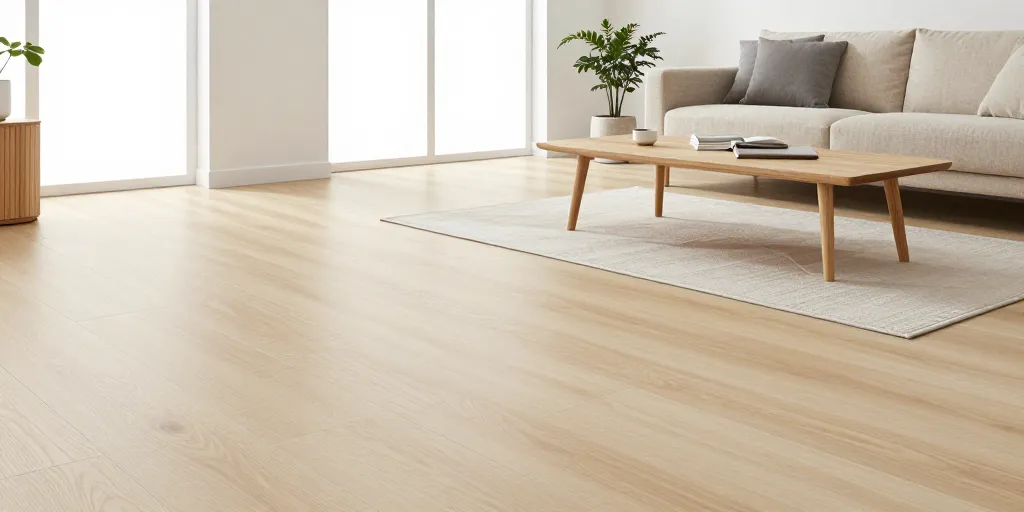 Comment créer une déco scandinave avec un carrelage effet bois clair ?