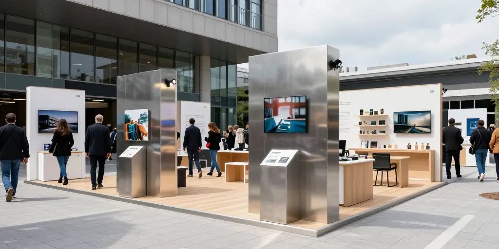 Agencement stand : comment intégrer du mobilier sans réduire l’espace disponible ?