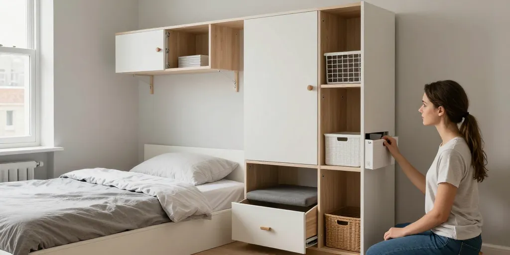 optimiser l'espace dans une petite chambre