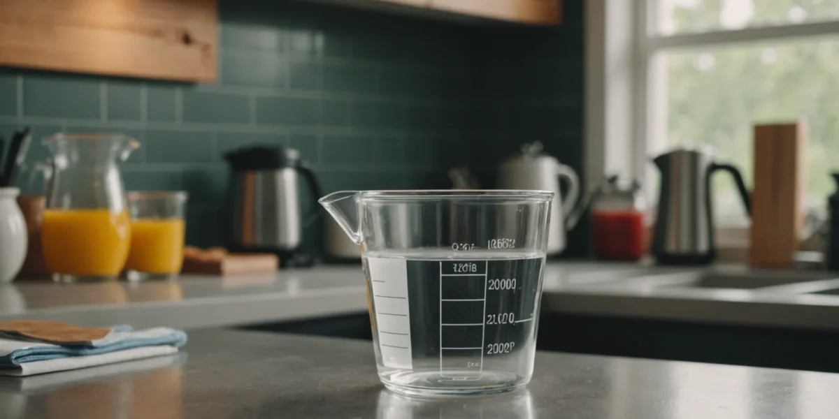 200 ml d'eau en cl