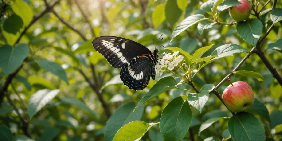 papillon nuisible au verger